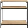 vidaXL Konzolový stolek Sonoma dub 75x29x75 cm výrobek ze Náhled obrázku produktu 4