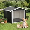 Hundehütte für den Außenbereich 102x91x84cm mit Schrägdach, Produktbild-Vorschau 1