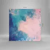 Bilder auf glas - Einteilig - Abstraktion Rosa Blau - Produktbild-Vorschau 3