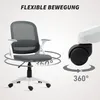HOMCOM Kancelářská židle Ergonomická otočná židle s Náhled obrázku produktu 8