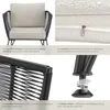 Lot de fauteuils de jardin en résine tressée SUNDO - Lot de Voir les images du produit 5