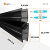 QUEST magnetické uhlové tesnenie do sprchy 200 cm čierne, 2 Náhľad obrázku produktu 5