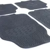 Auto Gummi Fußmatten universal Alu Riffelblech Optik Produktbild-Vorschau 8