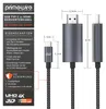 Kabel PrimeWire USB-C na HDMI, 2 metry, pro 4K UHD Náhled obrázku produktu 3