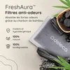 Deleca FreshAura filtres anti-odeurs 4 pièces, charbon de Voir les images du produit 7