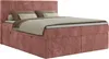 MKS MEBLE Boxspringbett 200x200 Rosa Cord, Boxspringbett Produktbild-Vorschau 7