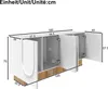 Merax Modernes Sideboard mit 4 Türen in Holzoptik, mattes Produktbild-Vorschau 7