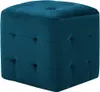 vidaXL Pouf 2 Stk. Blau 30x30x30 cm Samtstoff Produktbild-Vorschau 1