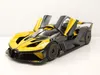 Bugatti Bolide noir métallique- jaune 1:18 BBURAGO Voir les images du produit 10