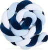 Mix Blue - Geflochtene Bettschlange Bettumrandung für Produktbild-Vorschau 1