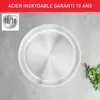 marmite de 18 cm en acier inoxydable - tous feux y compris Voir les images du produit 3