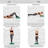 Collage of four exercise demonstrations using balance pads. Produktbild-Vorschau
