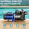 Wiltec Pompe piscine 550 W – Débit 13800 l/h – Hauteur Voir les images du produit 6