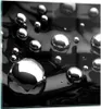 Bilder auf glas - Chrom Metall Reflexion - 40x40cm - Produktbild-Vorschau 1