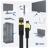 hb-digital 1m CAT 8.1 Patchkabel flach RJ45 Netzwerkkabel Produktbild-Vorschau 6