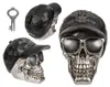 Spardose mit Schloss, Totenkopf mit Basecap, ca. 16 x 13 Produktbild-Vorschau 8