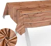 Tischdecke Holz aus Textil mit Exclusiven Motiven Produktbild-Vorschau 1