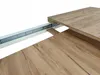 Bílý skládací stůl 90x170/250 dub Craft Salon Náhled obrázku produktu 4