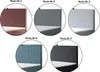 A collage of five different headboard designs for a bed, each labeled with a number and name. Produktbild-Vorschau