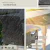 A collage showing outdoor furniture in different weather conditions and highlighting product features. Náhled obrázku produktu