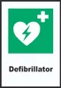 Defibrillator A6 (105x148mm) Schild Produktbild-Vorschau 1