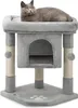 lionto Arbre à chat pour chats 60 cm, avec grotte Voir les images du produit 1