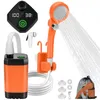 Tragbare Campingdusche Akku mit Pumpe, Camping Dusche Produktbild-Vorschau 1