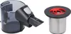A vacuum cleaner dust container and filter are shown against a white background. Voir les images du produit