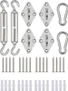 hanSe Sonnensegel Befestigungs Kit Aufbauset Edelstahl M6 Produktbild-Vorschau 1