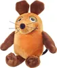 A plush toy mouse sitting on a white background. Produktbild-Vorschau