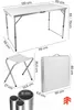 Campingtisch Klapptisch im Koffer Epifit 120x60x70/60/54 4 Produktbild-Vorschau 2