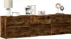 vidaXL TV skříňka s LED osvětlením kouřový dub 180x34x50 cm Náhled obrázku produktu 2