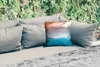 MuchoWow® Outdoor Kissen - Berge - Sonne - Orange - Natur - Produktbild-Vorschau 2