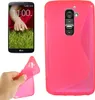 Handyhülle Schutz TPU für Handy LG Optimus G2 pink Produktbild-Vorschau 1