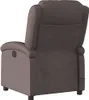 vidaXL Sedia per massaggi marrone scuro in vera pelle Anteprima dell’immagine prodotto 4