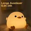 Niedliches Enten-Nachtlicht, USB aufladbares Produktbild-Vorschau 2