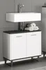 Armadio lavabo in legno | Armadio bagno | Dimensioni: H. 56 Anteprima dell’immagine prodotto 6
