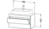 Duravit Konsolenunterschrank DURASTYLE 512 x 900 x 478 mm Produktbild-Vorschau 2