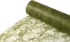 Sizoflor Tischband olivgrün - moosgrün - 30 cm Rolle 25 Produktbild-Vorschau 1