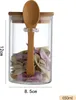 Vorratsgläser mit Deckel und Löffel, 4er-Set 540ml Oats Produktbild-Vorschau 2