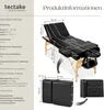 tectake® 3 Zonen Massageliege Breite 70 cm, Polsterung 10 Produktbild-Vorschau 5