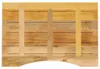 vidaXL Blat biurka z wnęką 90x60x2,5 cm lite drewno mango Podgląd zdjęcia produktu 4