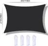 Wasserdichtes Sonnensegel 3x4m, Rechteck Outdoor UV-Schutz, Produktbild-Vorschau 7