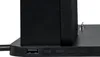A close-up view of the side and bottom of a black electronic device, showing a USB port and several buttons. Voir les images du produit