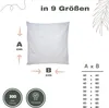 Seitenschläferkissen mit Bezug 40x145 cm Dunkelblau - %100 Produktbild-Vorschau 7