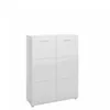 Schuhschrank - B 90 cm - 2 Türen - Weiß Hochglanz Produktbild-Vorschau 1