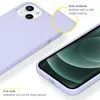 Accezz Liquid Silikoncase iPhone 13 Mini - Violett Produktbild-Vorschau 3