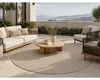 Outdoor Teppich GIZA Grün 160 x 160 cm Rund Produktbild-Vorschau 9
