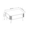 Idohome - Couchtisch AURA mit Ablagefläche 80x42x60 cm, Produktbild-Vorschau 7