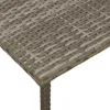 vidaXL Garten-Couchtisch Rechteckig Grau 40x40x37 cm Poly Produktbild-Vorschau 4
